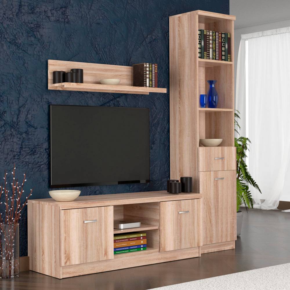 Σύνθεση Τηλεόρασης Top Mix 160x42x183 Sonoma