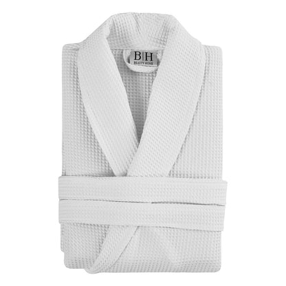 Μπουρνούζι Support Πικέ με Γιακά 50% Cot - 50% Pol 210gsm Λευκό XL