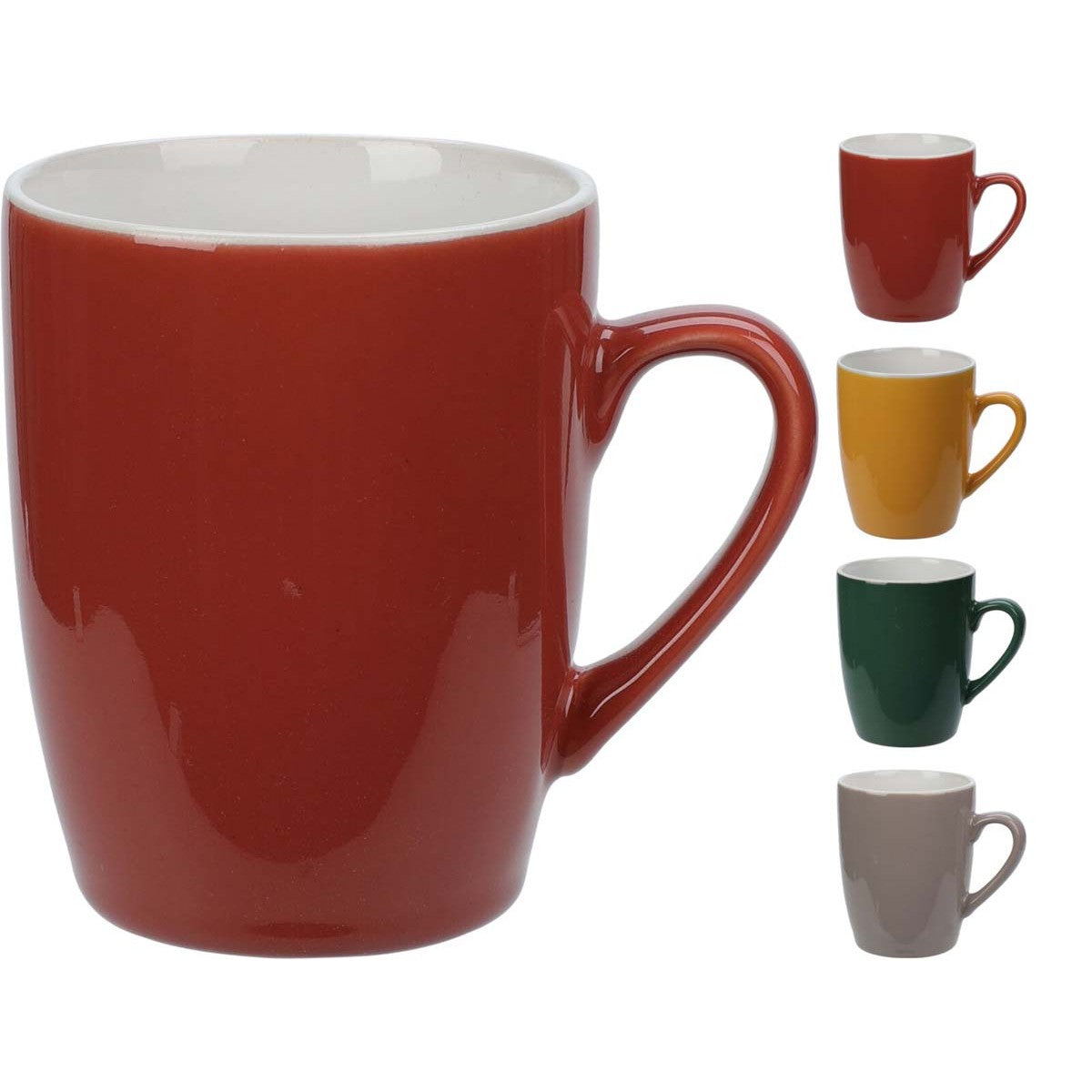 Κούπα Κεραμική 380ml 8x10εκ 4 Σχδ