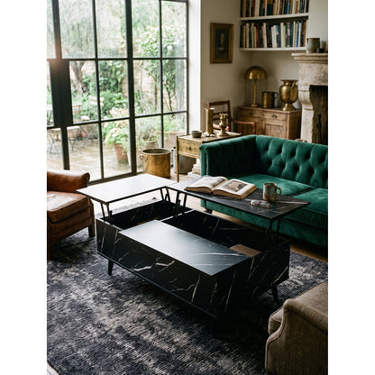 Sterling Black Coffee Table 121x69x40
