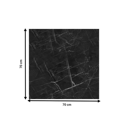 Επιφάνεια Τραπεζιού Saran Μαύρο Μαρμάρου 70X70