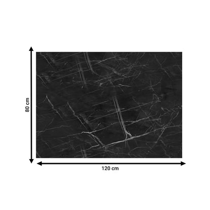 Επιφάνεια Τραπεζιού Saran Μαύρο Μαρμάρου 120X80