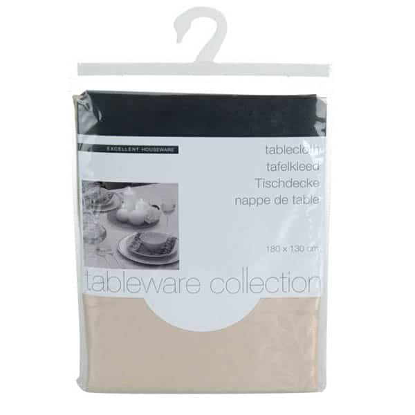 Τραπεζομάντηλο Υφασμάτινο Εκρού 180x130εκ