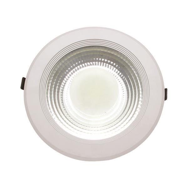 ΦΩΤΙΣΤΙΚΟ ΧΩΝΕΥΤΟ LED COB Φ220 30W 4000K ΛΕΥΚΟ PLUS