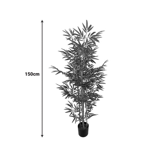 Διακοσμητικό Φυτό Bamboo σε Γλάστρα Πράσινο PP Υ150εκ