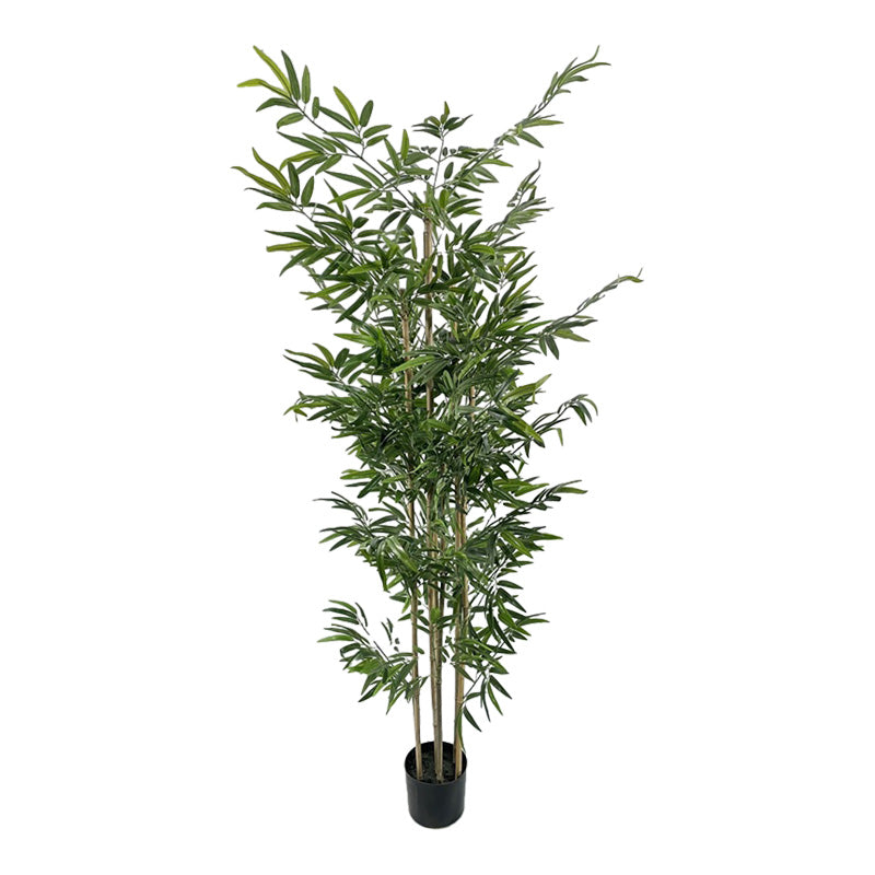 Διακοσμητικό Φυτό Bamboo σε Γλάστρα Πράσινο PP Υ190εκ