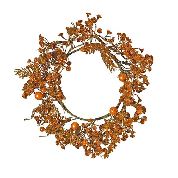 Στεφάνι Μπρονζέ με Berries 20εκ