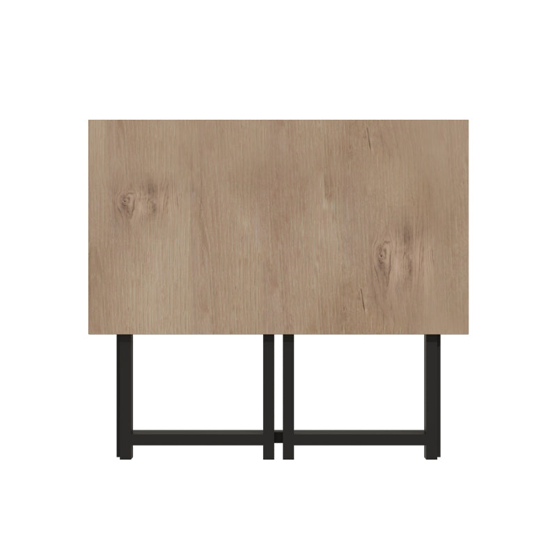 Γραφείο Εργασίας Τοίχου Πτυσσόμενο Thox Oak Μελαμίνης-Μαύρο Μέταλλο 80x50x72