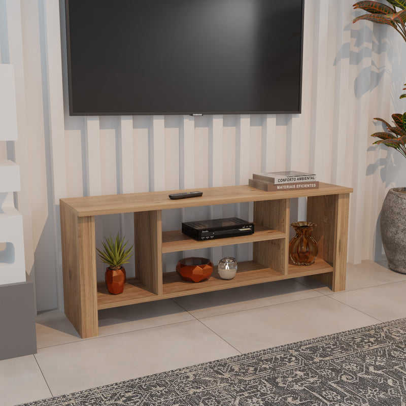Έπιπλο Τηλεόρασης Seref σε Oak Απόχρωση 120x30x47