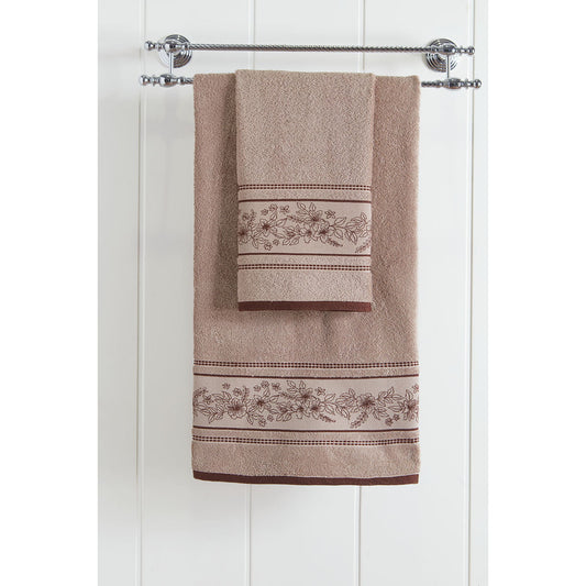 Πετσέτα Προσώπου Art 3224 50x90εκ Μπεζ