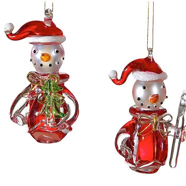 Χιονάνθρωπος Γυάλινος S/2 8εκ