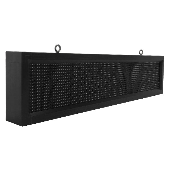90255 Κυλιόμενη Ψηφιακή Επιγραφή P10 LED SMD AC 220-240V με Wi-Fi - Αδιάβροχή IP54 - Μονής Όψης - Μ104 x Π9 x Υ24cm RGBW