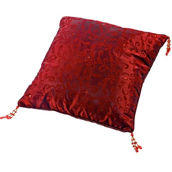 Μαξιλαροθήκη Υφασμάτινη Μπορντώ 20x20εκ