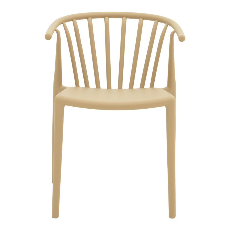 Πολυθρόνα Zelma PP σε Ανοιχτή Απόχρωση Cappuccino 55x53x73