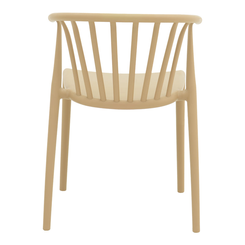 Πολυθρόνα Zelma PP σε Ανοιχτή Απόχρωση Cappuccino 55x53x73