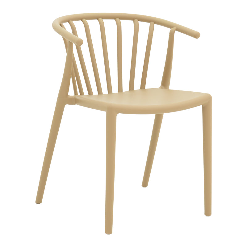 Πολυθρόνα Zelma PP σε Ανοιχτή Απόχρωση Cappuccino 55x53x73