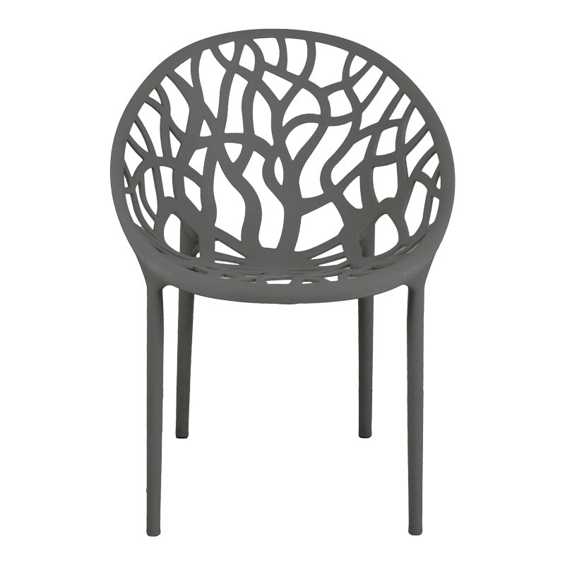 Πολυθρόνα Daren PP σε Ανθρακί Απόχρωση 59x60x79,5