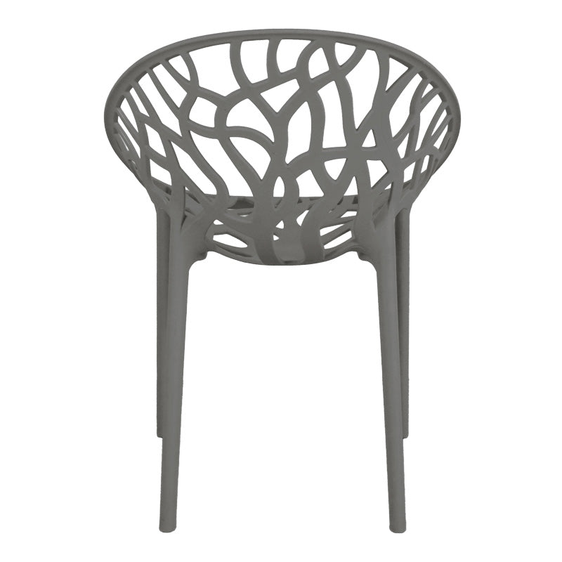 Πολυθρόνα Daren PP σε Ανθρακί Απόχρωση 59x60x79,5