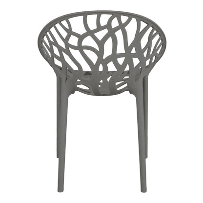 Πολυθρόνα Daren PP σε Ανθρακί Απόχρωση 59x60x79,5