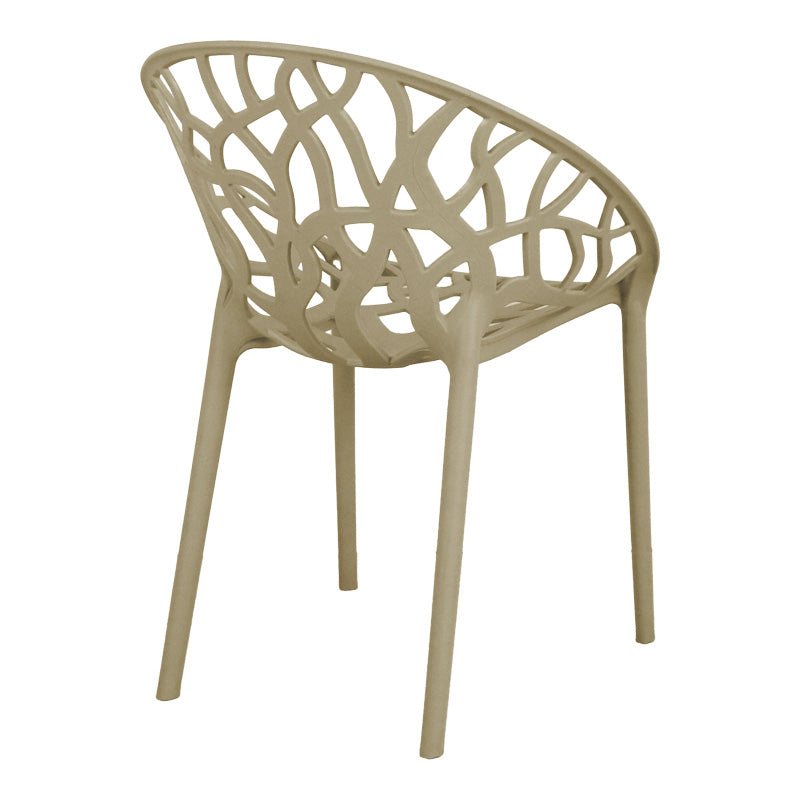 Πολυθρόνα Daren PP σε Cappuccino Απόχρωση 59x60x79,5