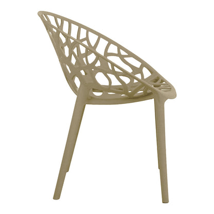 Πολυθρόνα Daren PP σε Cappuccino Απόχρωση 59x60x79,5