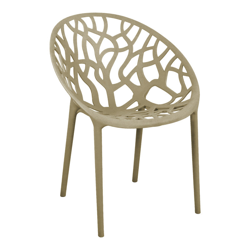 Πολυθρόνα Daren PP σε Cappuccino Απόχρωση 59x60x79,5