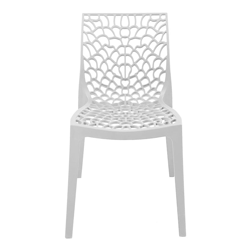 Καρέκλα Στοιβαζόμενη Hush PP σε Λευκή Απόχρωση 50x57x81