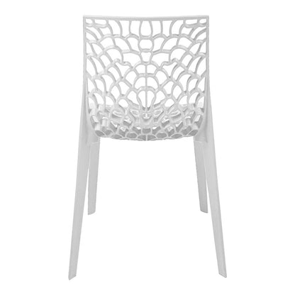 Καρέκλα Στοιβαζόμενη Hush PP σε Λευκή Απόχρωση 50x57x81