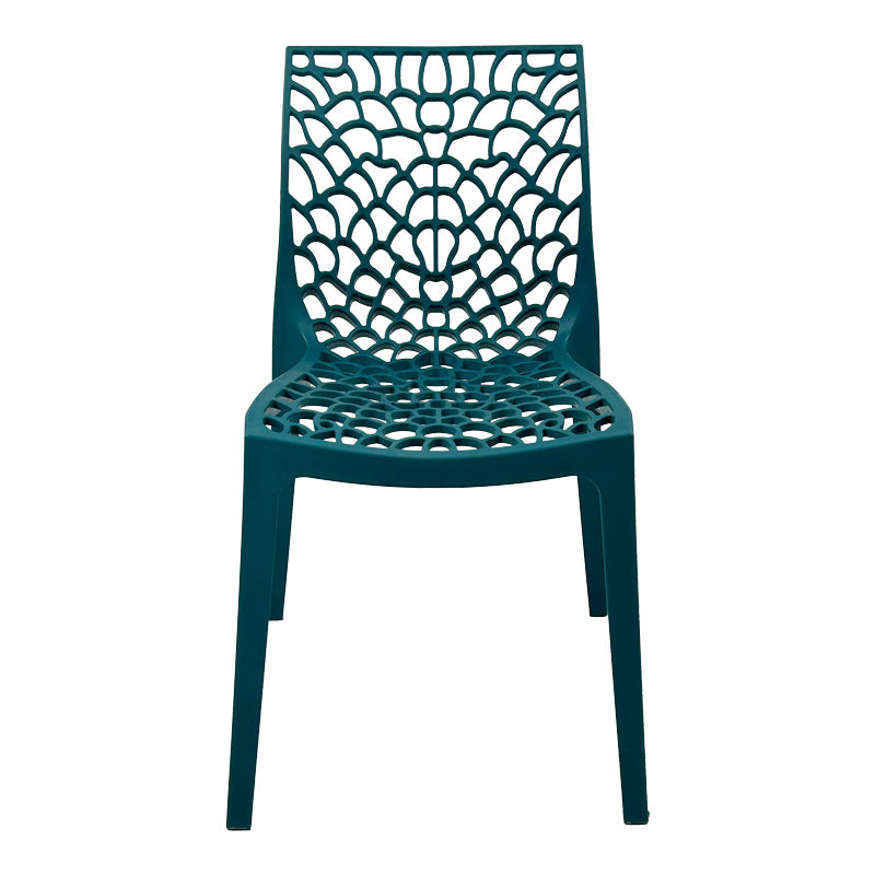 Καρέκλα Στοιβαζόμενη Hush PP σε Μπλε Απόχρωση 50x57x81