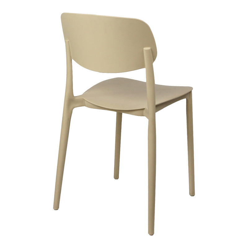Καρέκλα Berdian Στοιβαζόμενη PP σε Cappuccino Απόχρωση 38x49x79