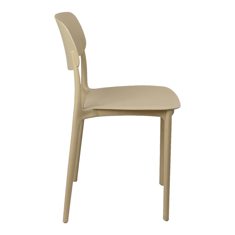 Καρέκλα Berdian Στοιβαζόμενη PP σε Cappuccino Απόχρωση 38x49x79