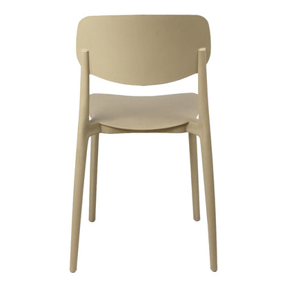 Καρέκλα Berdian Στοιβαζόμενη PP σε Cappuccino Απόχρωση 38x49x79