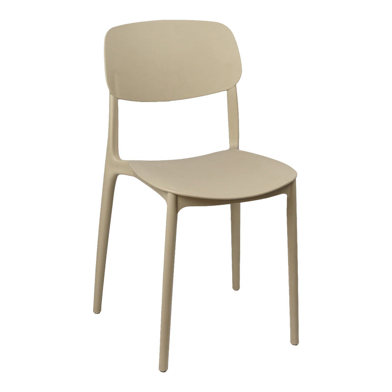 Καρέκλα Berdian Στοιβαζόμενη PP σε Cappuccino Απόχρωση 38x49x79