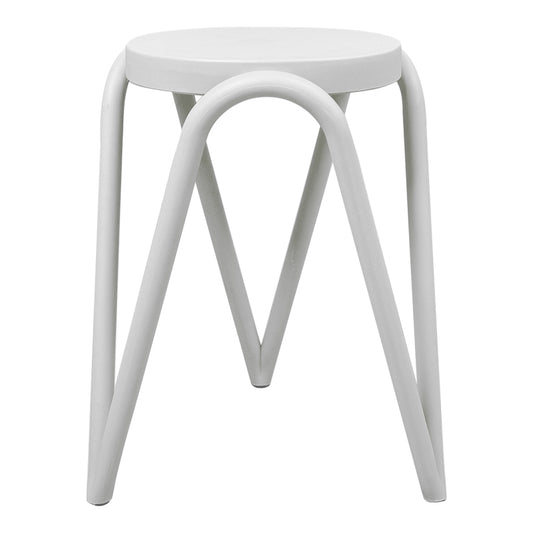 Σκαμπό Serzona PP σε Λευκή Απόχρωση Φ27x45.5