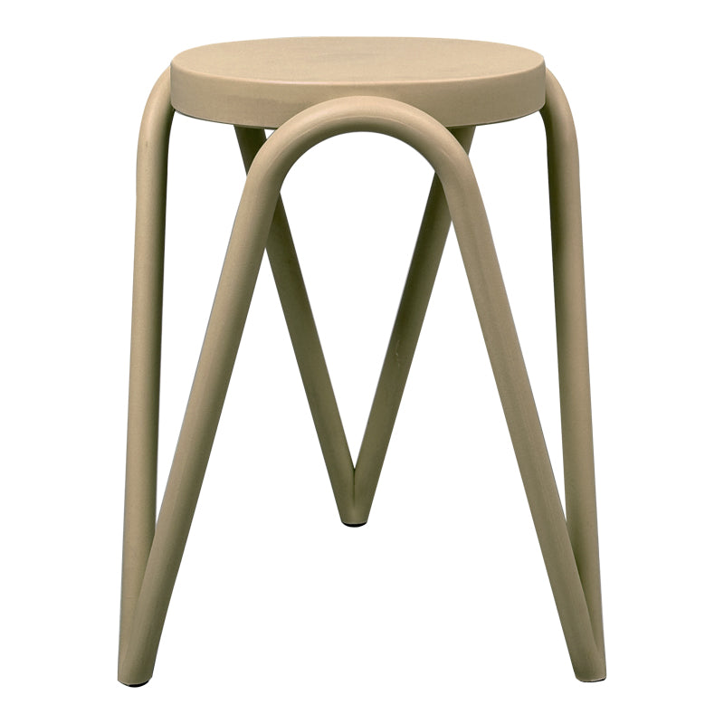 Σκαμπό Serzona PP σε Απόχρωση Cappuccino Φ27x45.5