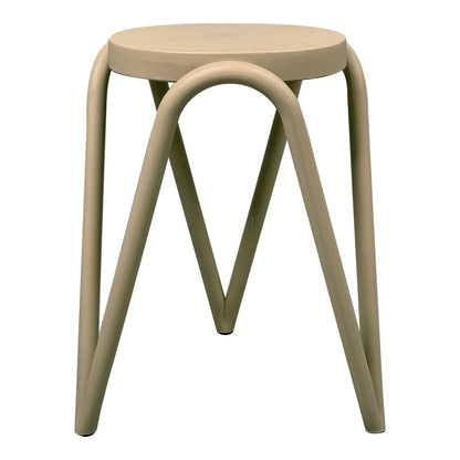 Σκαμπό Serzona PP σε Απόχρωση Cappuccino Φ27x45.5