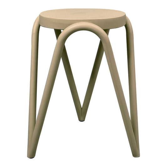 Σκαμπό Serzona PP σε Απόχρωση Cappuccino Φ27x45.5