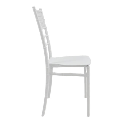Καρέκλα Tiffany Ι PP σε Λευκή Απόχρωση 38.5x46.5x87