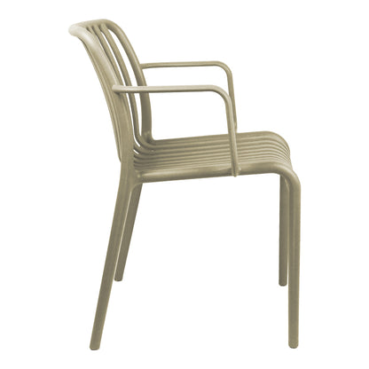 Πολυθρόνα Zoi PP Cappuccino 55.5x57.5x79