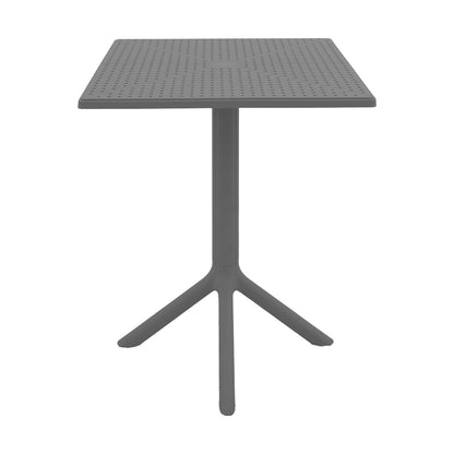 Table Groovy PP Perforated Anthracite 60x60x76