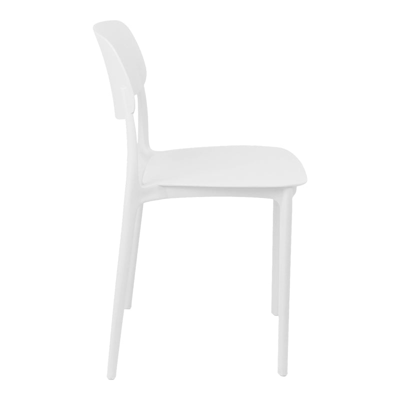 Καρέκλα Berdian Στοιβαζόμενη PP Λευκό 38x49x79