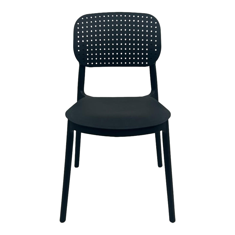 Chair Regande Stackable PP Black 42x49.5x82