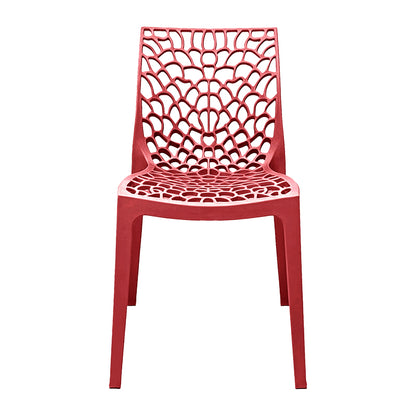 Hush Stackable Chair Bordeaux PP 41x53x80.5