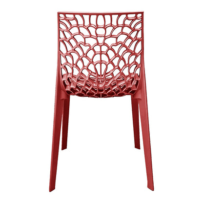 Hush Stackable Chair Bordeaux PP 41x53x80.5