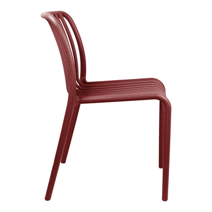 Chair Zoi Stackable Terracotta PP 42x58x79
