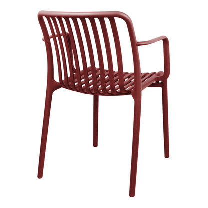 Armchair Zoi Stackable Bordeaux PP 54x57.5x79