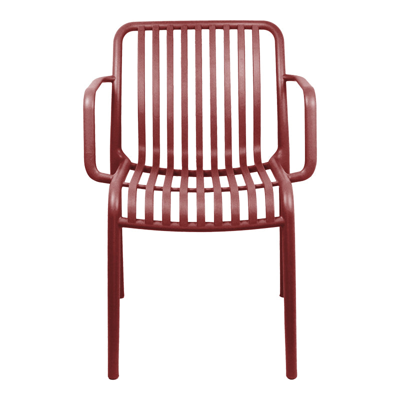 Armchair Zoi Stackable Bordeaux PP 54x57.5x79