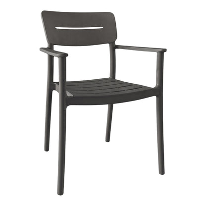 Armchair Pilma Anthracite PP 57x54x82