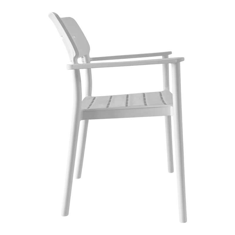 Armchair Pilma White PP 57x54x82