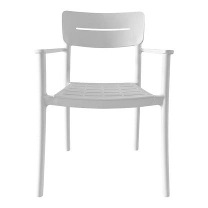 Armchair Pilma White PP 57x54x82